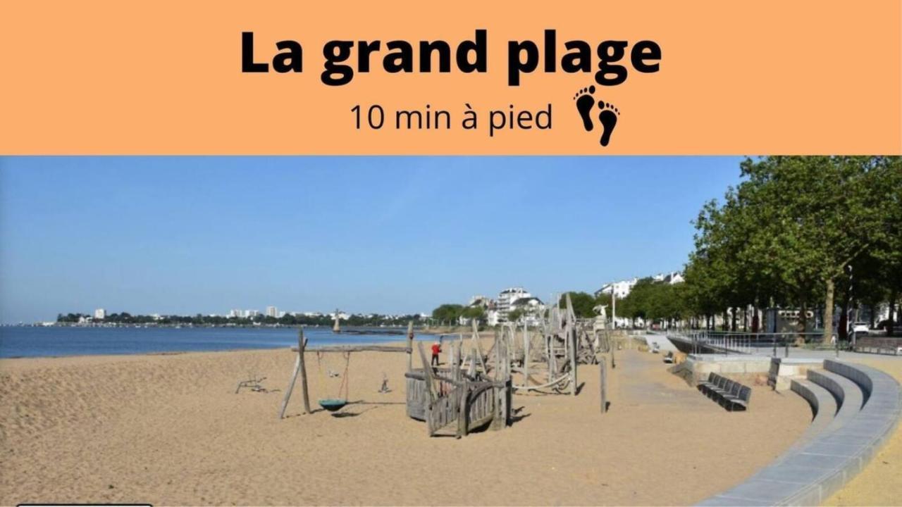 Saint Nazaire - White Lion - Centre Ville - Au Calme - Parking Privatif Aerien - Internet Haut Debit Fibre Eksteriør bilde