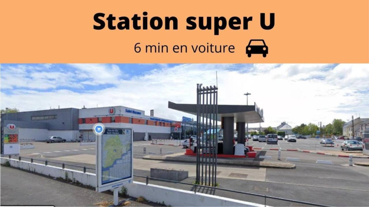 Saint Nazaire - White Lion - Centre Ville - Au Calme - Parking Privatif Aerien - Internet Haut Debit Fibre Eksteriør bilde